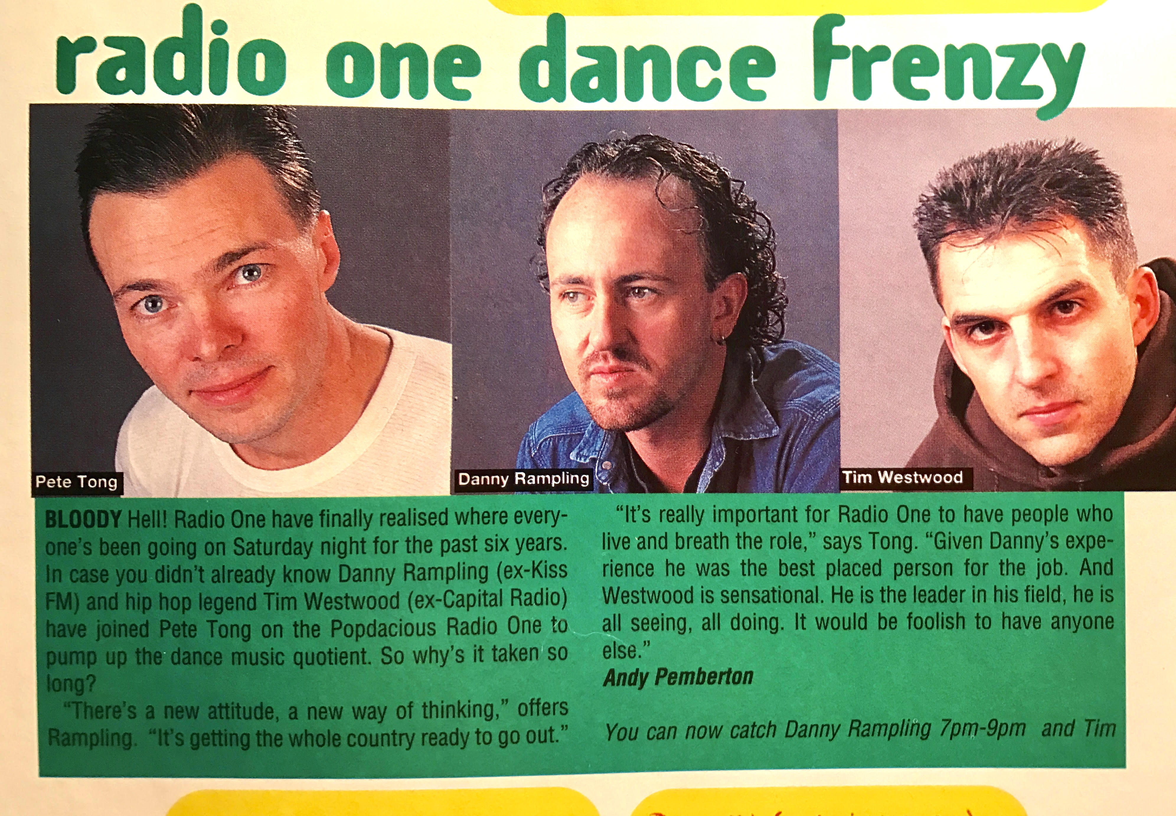 Dance music invades the (commercial) airwaves... [January 1995]