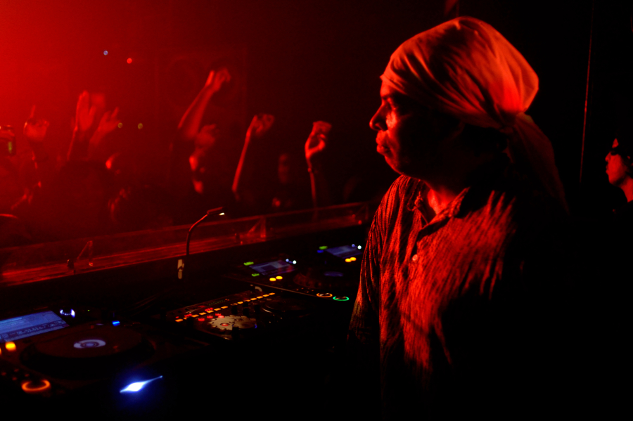 Joe Claussell in the mix at the Dublin Disco All-Dayer